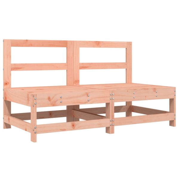 Sofás de centro para jardim 2 pcs madeira de douglas maciça - Image 2