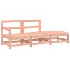 3 pcs conjunto lounge de jardim madeira de douglas maciça - Image 2