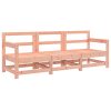 3 pcs conjunto lounge de jardim madeira de douglas maciça - Image 2