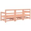 3 pcs conjunto lounge de jardim madeira de douglas maciça - Image 3