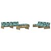 6 pcs conjunto lounge de jardim c/ almofadões pinho impregnado - Image 2
