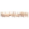 7 pcs conjunto lounge de jardim pinho maciço - Image 2
