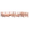 7 pcs conjunto lounge de jardim madeira de douglas maciça - Image 2
