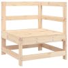 8 pcs conjunto lounge de jardim pinho maciço - Image 3