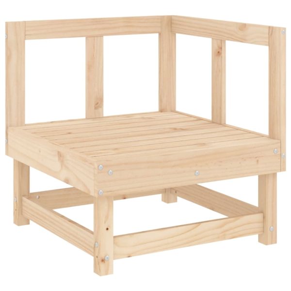 6 pcs conjunto lounge de jardim pinho maciço - Image 3