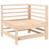 7 pcs conjunto lounge de jardim pinho maciço - Image 3