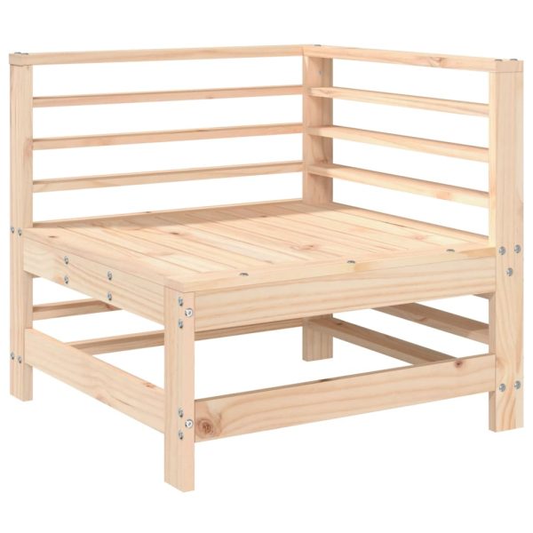 7 pcs conjunto lounge de jardim pinho maciço - Image 3