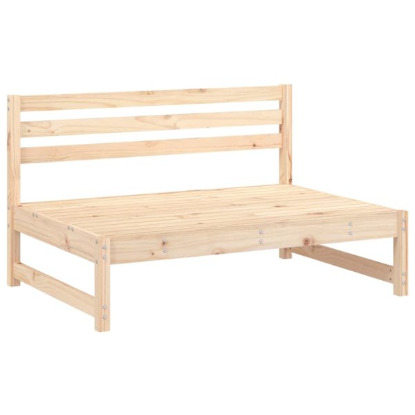 2 pcs conjunto lounge de jardim madeira de pinho maciça - Image 3