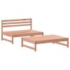 2 pcs conjunto lounge de jardim madeira de douglas maciça - Image 2