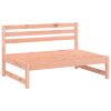 4 pcs conjunto lounge de jardim madeira de douglas maciça - Image 3