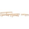 5 pcs conjunto lounge de jardim madeira de pinho maciça - Image 2