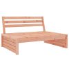 6 pcs conjunto lounge de jardim madeira de douglas maciça - Image 3
