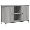 Móvel de TV 100x35x65 cm derivados de madeira cinzento sonoma - Image 2