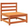 Sofá s/ braços p/ jardim 70x70x67 cm pinho maciço castanho-mel - Image 2
