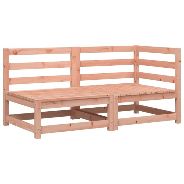 Sofá de 2 lugares para jardim madeira de douglas maciça - Image 2