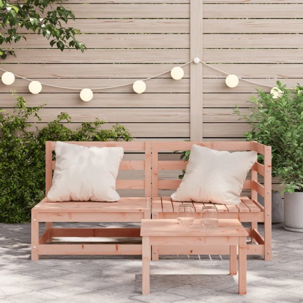 Sofá de 2 lugares para jardim madeira de douglas maciça - Image 3