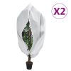 Coberturas para plantas com fecho 2 pcs 70 g/m² 3,14x2,5 m