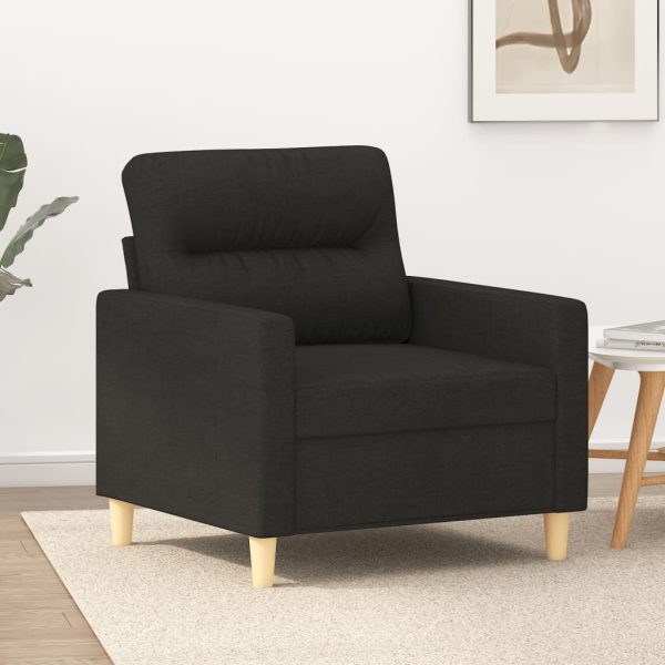 Poltrona 60 cm tecido preto