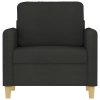 Poltrona 60 cm tecido preto - Image 3