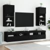 Móvel de TV com luzes LED 40,5x30x90 cm preto - Image 3