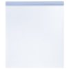 Película janela estática 60x1000cm PVC cinza transparente fosco