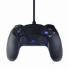 MANDO GEMBIRD CON CABLE PS4 Y PC NEGRO