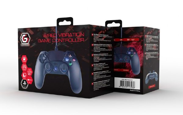MANDO GEMBIRD CON CABLE PS4 Y PC NEGRO - Image 3