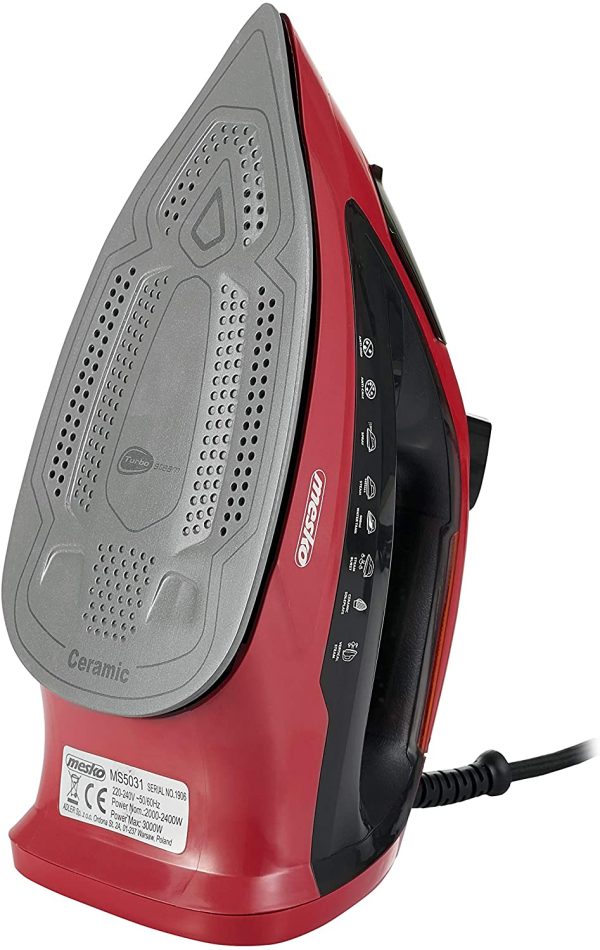 PLANCHA DE VAPOR MESKO 3000W 400ML SUELA CERAMICA  (ADLER) - Image 2