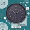 RELOJ DE PARED SAMI REDONDO AZUL 31CM - Image 2