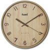 RELOJ DE PARED SAMI RED. 30CM COLOR MADERA CLARO