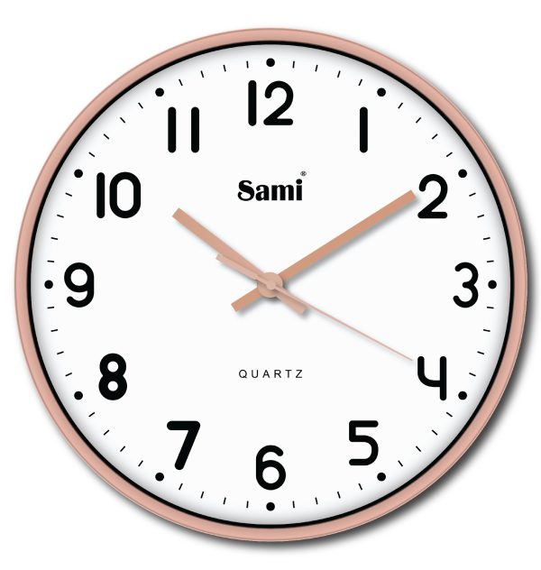 RELOJ DE PARED SAMI RED. 30CM RGOLD