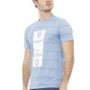 Baldinini Trend Camiseta TSU538_COMO_RigaAzzuro42 - Image 2