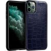 Carcasa COOL para iPhone 11 Pro Max Leather Crocodile Marino