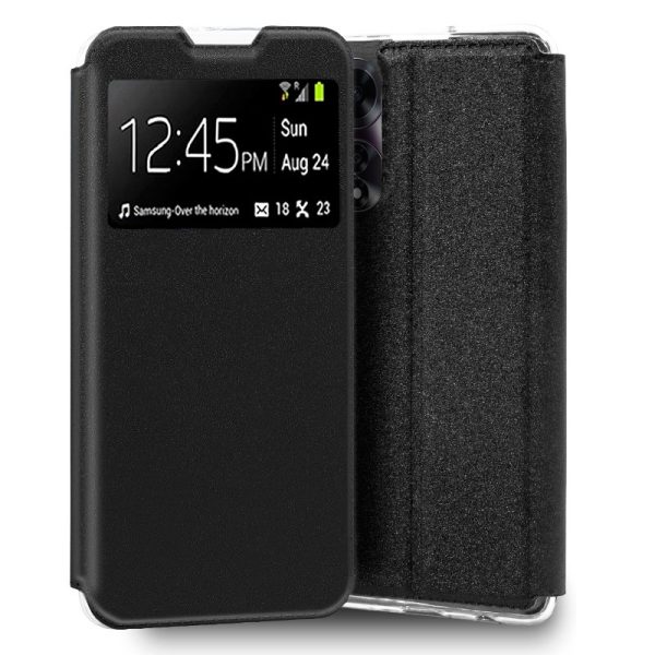 COOL FUNDA FLIP COVER PARA OPPO A60 (NEGRO)