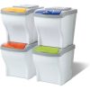 PAPELERA POKER SET 4 PZ. 28X40X31CM X4PZ
