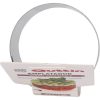 EMPLATADOR INOX REDONDO 8X4.5CM QUTTIN - Image 4