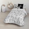 FUNDA NÓRDICA CON BOTONES 100% ALGODÓN MODELO BATMAN FEATURES PARA CAMA DE 120 (200X200 CM.) - Image 4