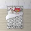 FUNDA NÓRDICA CON BOTONES 100% ALGODÓN MODELO TOM & JERRY BLACK & WITHE PARA CAMA DE 90 ( 155X220 CM.)