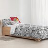 FUNDA NÓRDICA CON BOTONES 100% ALGODÓN MODELO TOM & JERRY BLACK & WITHE PARA CAMA DE 90 ( 155X220 CM.) - Image 6