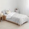 FUNDA NÓRDICA CON BOTONES 100% ALGODÓN MODELO TOM JERRY VICHY PARA CAMA DE 105 (180X240 CM) - Image 2