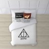 FUNDA NÓRDICA CON BOTONES 100% ALGODÓN MODELO NORDIC HALLOWS PARA CAMA DE 105 (180X240 CM)