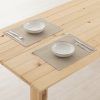 PACK 2 UNIDADES MANTEL INDIVIDUAL HIDROFUGADO ANTIMANCHAS LINO 100% TAUPE - Image 2