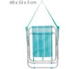 SILLA PLAYA ALUMINIO PLEGABLE FIJA MEDITERRAN 53X44X76 CM - Image 6