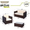 CONJUNTO DE SOFÁ (128X72 CM) + 2 SILLONES (71X72 CM) + MESA (80X50X32 CM) AKTIVE - Image 6