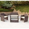 CONJUNTO DE SOFÁ (108X59X76 CM) + 2 SILLONES (59X76 CM) + MESA (85X45X41 CM) AKTIVE - Image 3