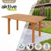 MESA RECTANGUILAR DE ACACIA EXTENSIBLE AKTIVE 150/200X100X74CM - Image 2