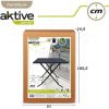 MESA CUADRADA PLEGABLE DE METAL AKTIVE 70X50X70 CM - Image 5
