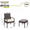 CONJUNTO DE 2 SILLONES (54,5X56X79 CM) + MESITA (43,5 X 39 CM) AKTIVE - Image 5
