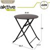 MESA REDONDA PLEGABLE DE METAL AKTIVE 60X70 CM - Image 5