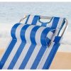 TUMBONA DE PLAYA RECLINABLE ALUMINIO CON COJÍN AKTIVE 153X47X33/75CM - Image 6